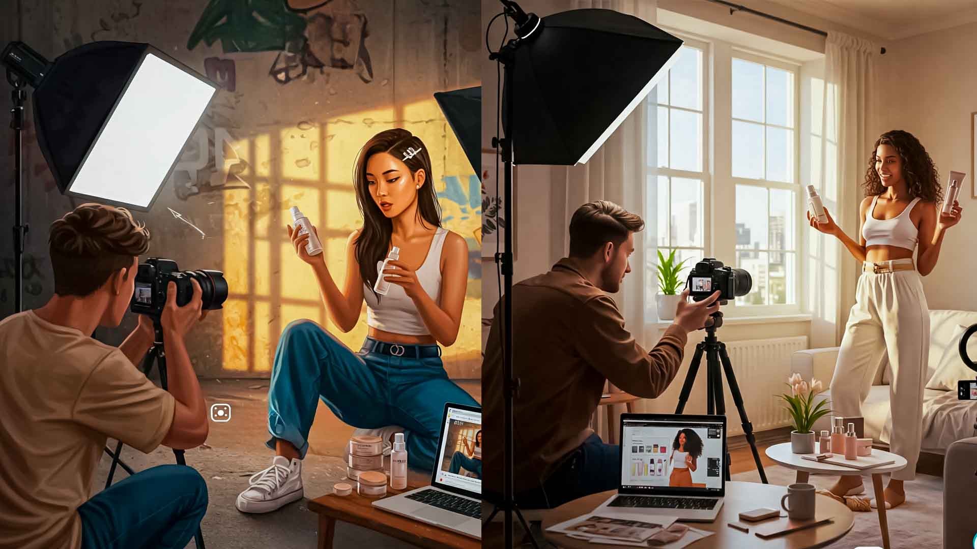 Influencer Collaboration Shoots