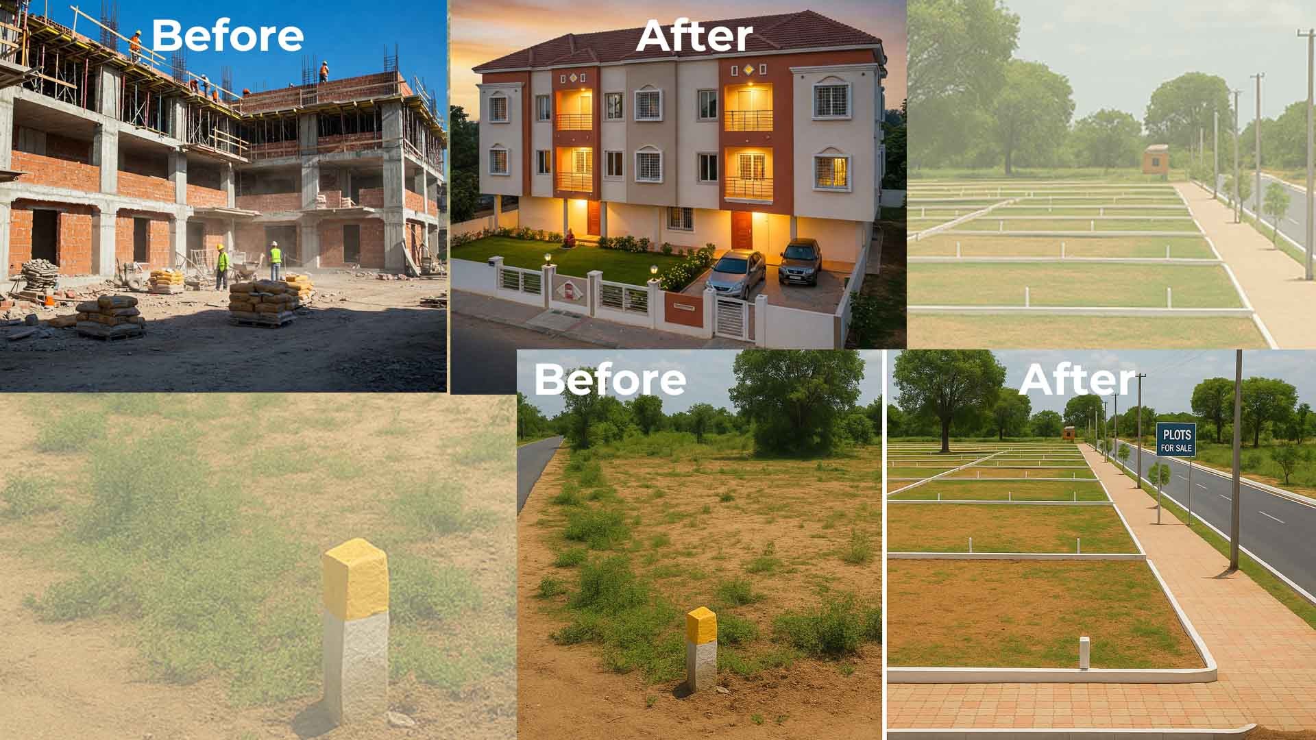 Before-After Development Shoots