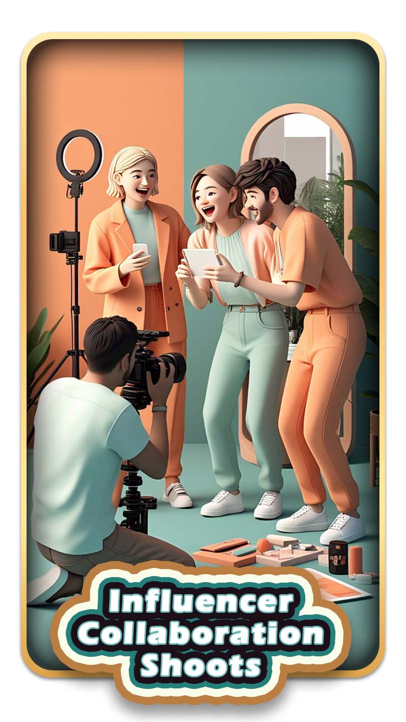 Influencer Collaboration Shoots